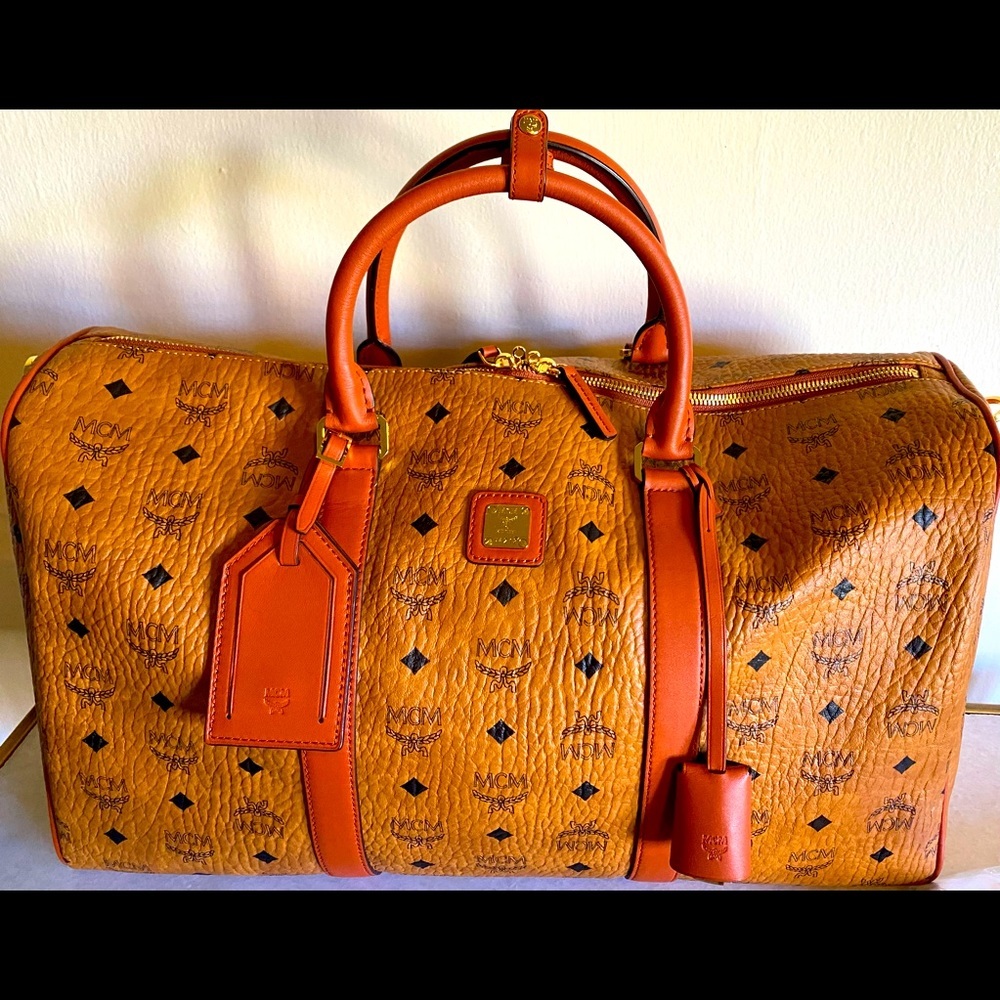 🧳 AUTHENTIC MCM Brand New Never Used Travel Bag